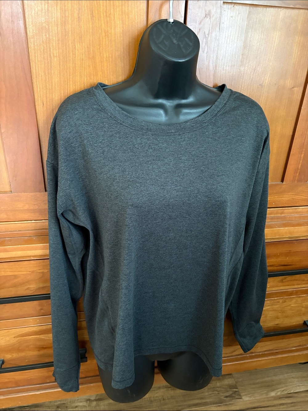 Athleta Uptempo II Top charcoal gray